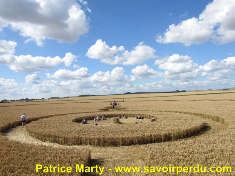 Etchilhampton (2), Wiltshire crop circle, aerial photo 76
